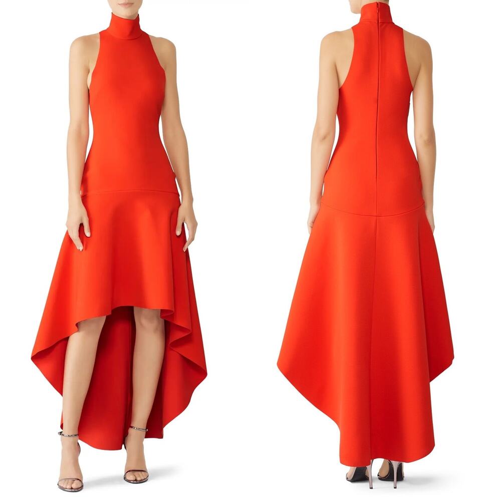 Solace London maxi Bahar dress in red size US 4